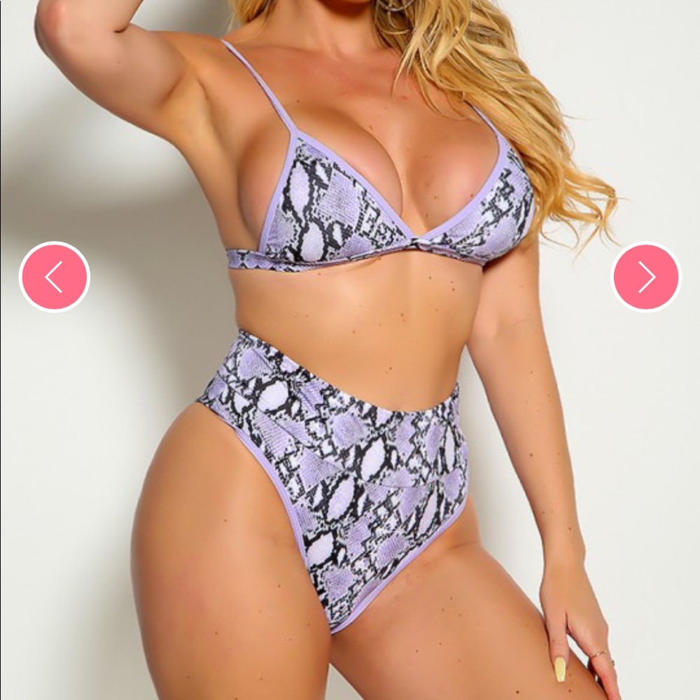 New sexy purple bikini